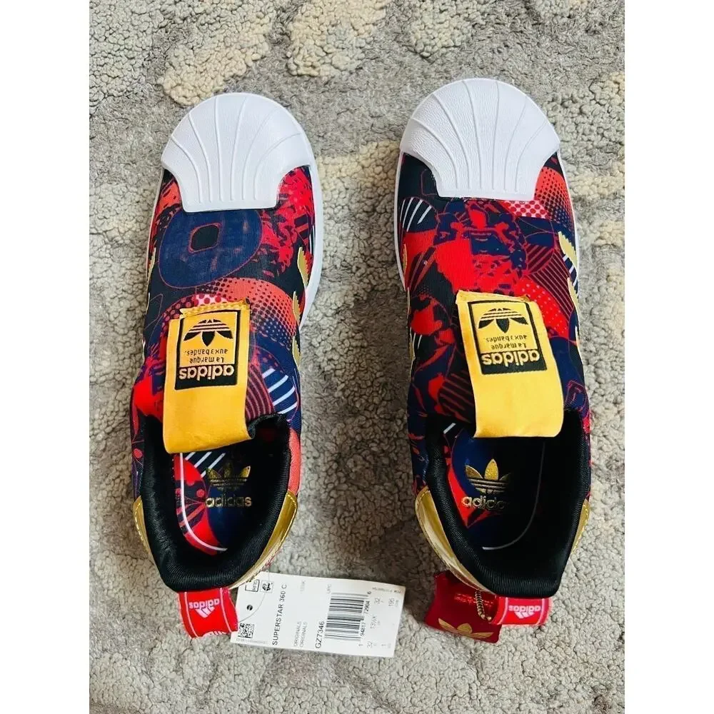 NWT❤️Adidas Kids Shoes Superstar 360C sz1